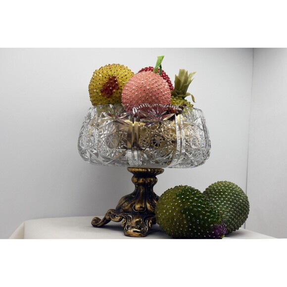 Lot of 6 Vintage Push-Pin Sequined Beaded Fruit‎ - Picture 7 of 7